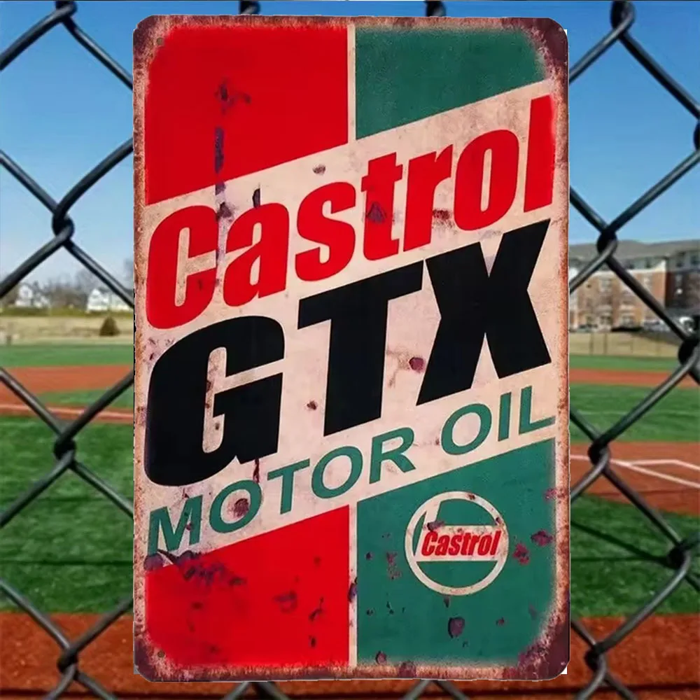 Plaque en métal vintage Castro - Castrol Oil Gtx avis et prix