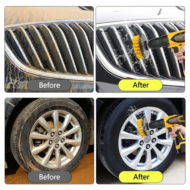 Ensemble de 15 brosses électri - Car Cleaning Brush avis et prix